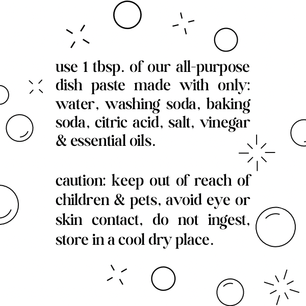 All-Purpose Dish Paste (detergent+)